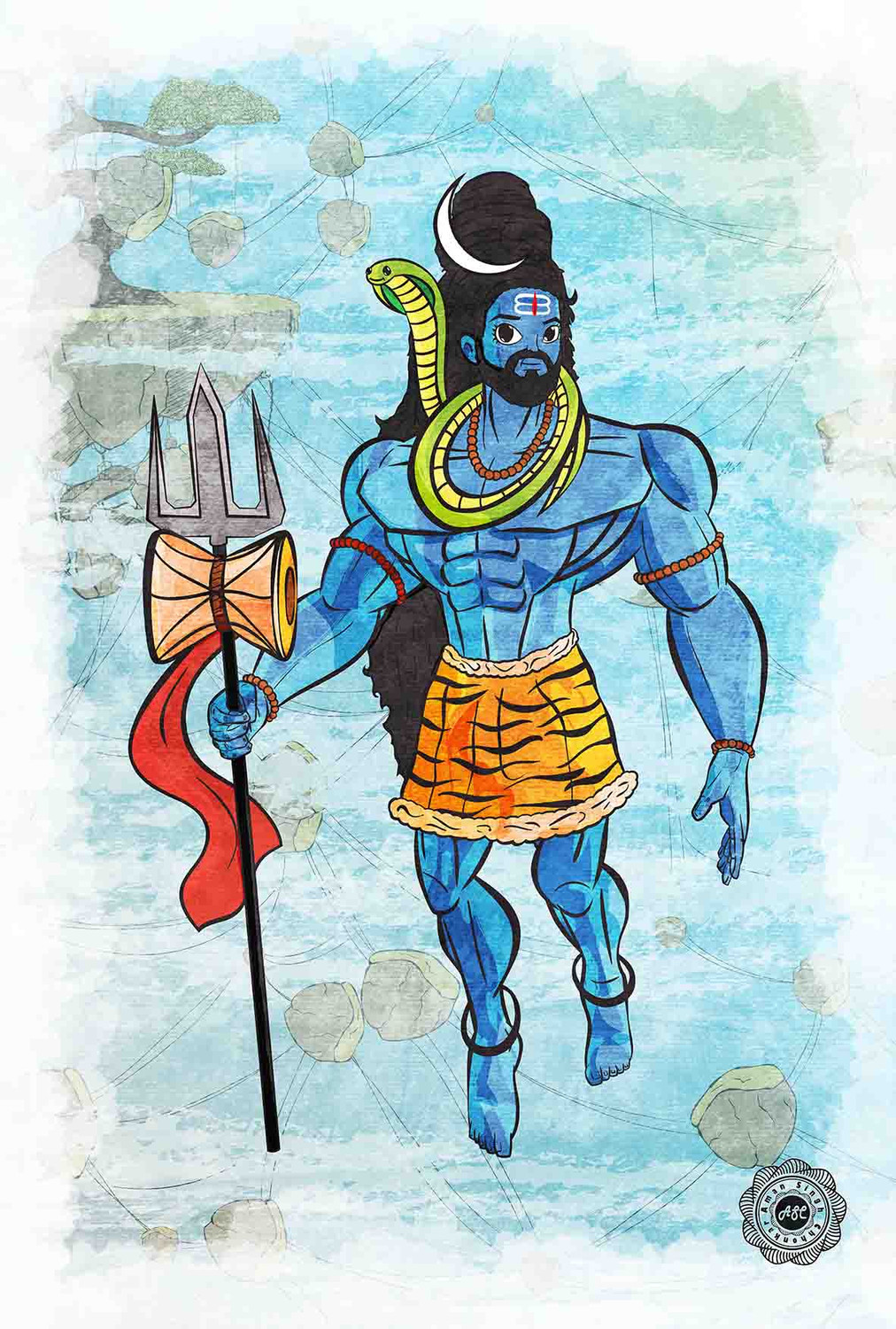 Cartoon Shiva PNG Images, Cartoon Shiva Clipart Free Download